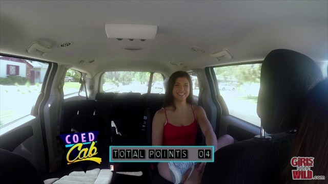 GIRLS GONE WILD - Young Babe Lia Suddenly Finds Herself In The Coed Cab