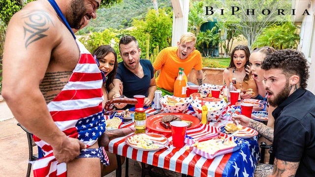 Biphoria - 4th Of July Hot Af Bi Orgy ft Aften Opal, Hatler Gurius N'MORE!!