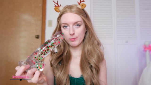 Creamy Christmas Dildo